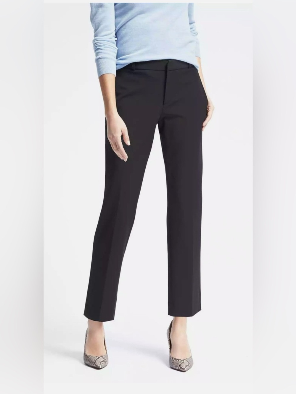 Banana Republic Ryan Mid Rise Straight Leg Size 6 inseam 30” pants